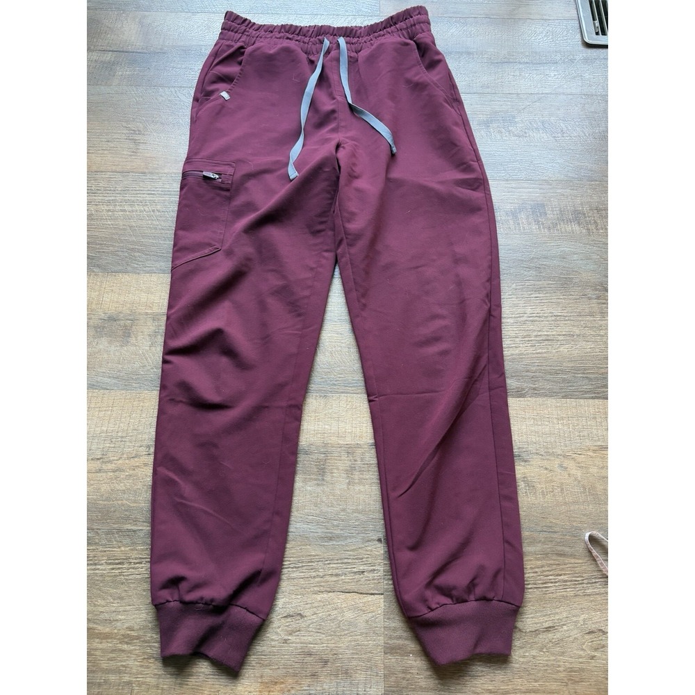 Figs Women's Zamora High Waisted Jogger Pant Style#W20SW2028P Size S Magenta